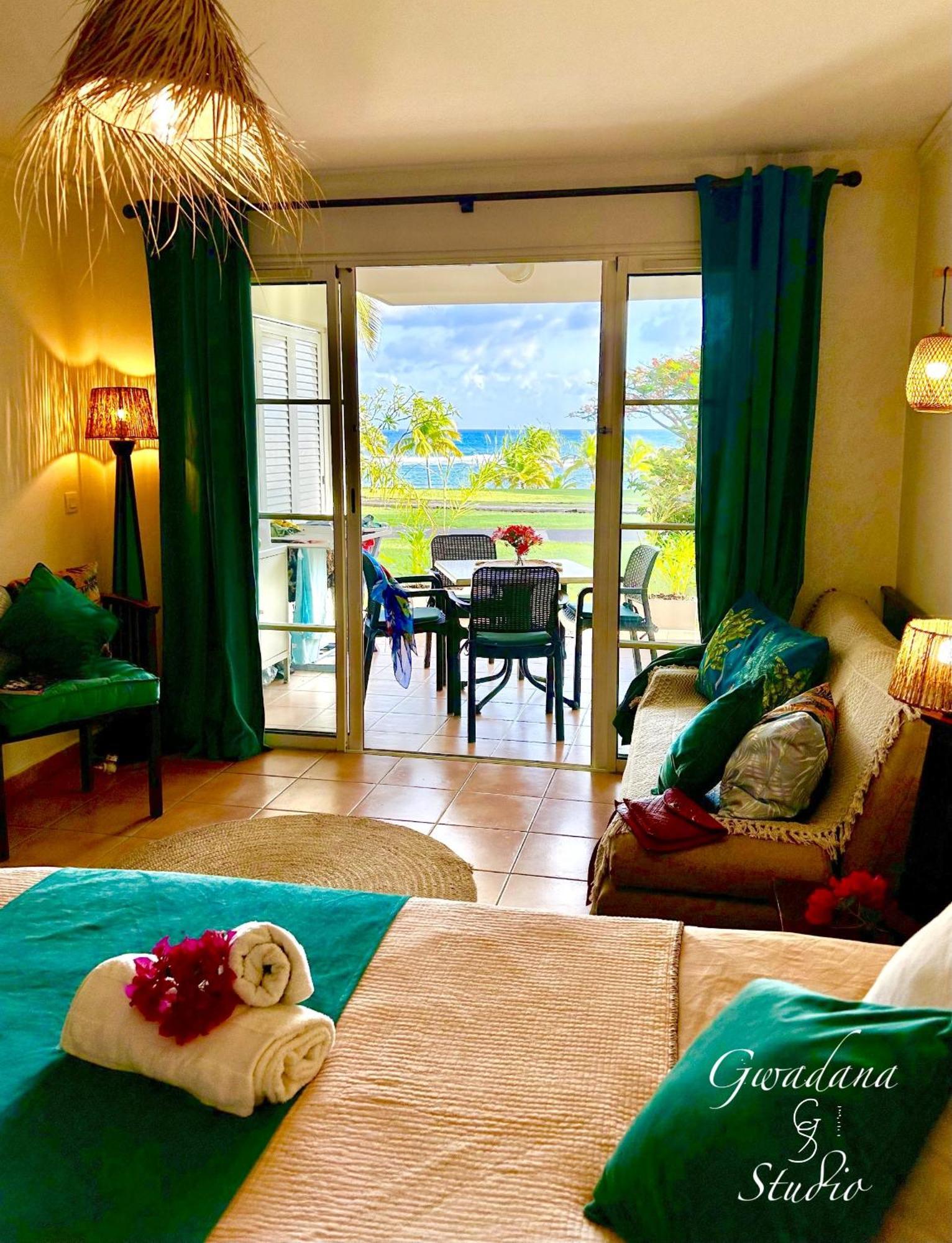 Acces Direct Plage, Vue Mer D'Exception, Les Gwada Studios, Village Vacances Sainte-Anne  Εξωτερικό φωτογραφία
